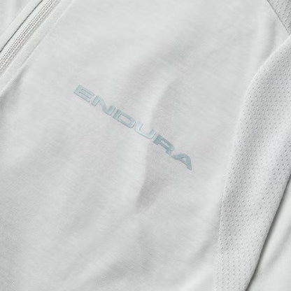 Endura Loop Short Sleeve Zipped Road Jersey - Womens - Mains Gray