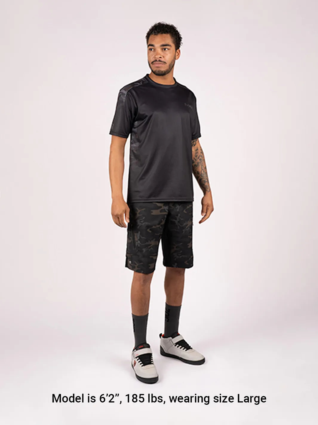 Zoic Ether Camo MTB Short - Black Ops