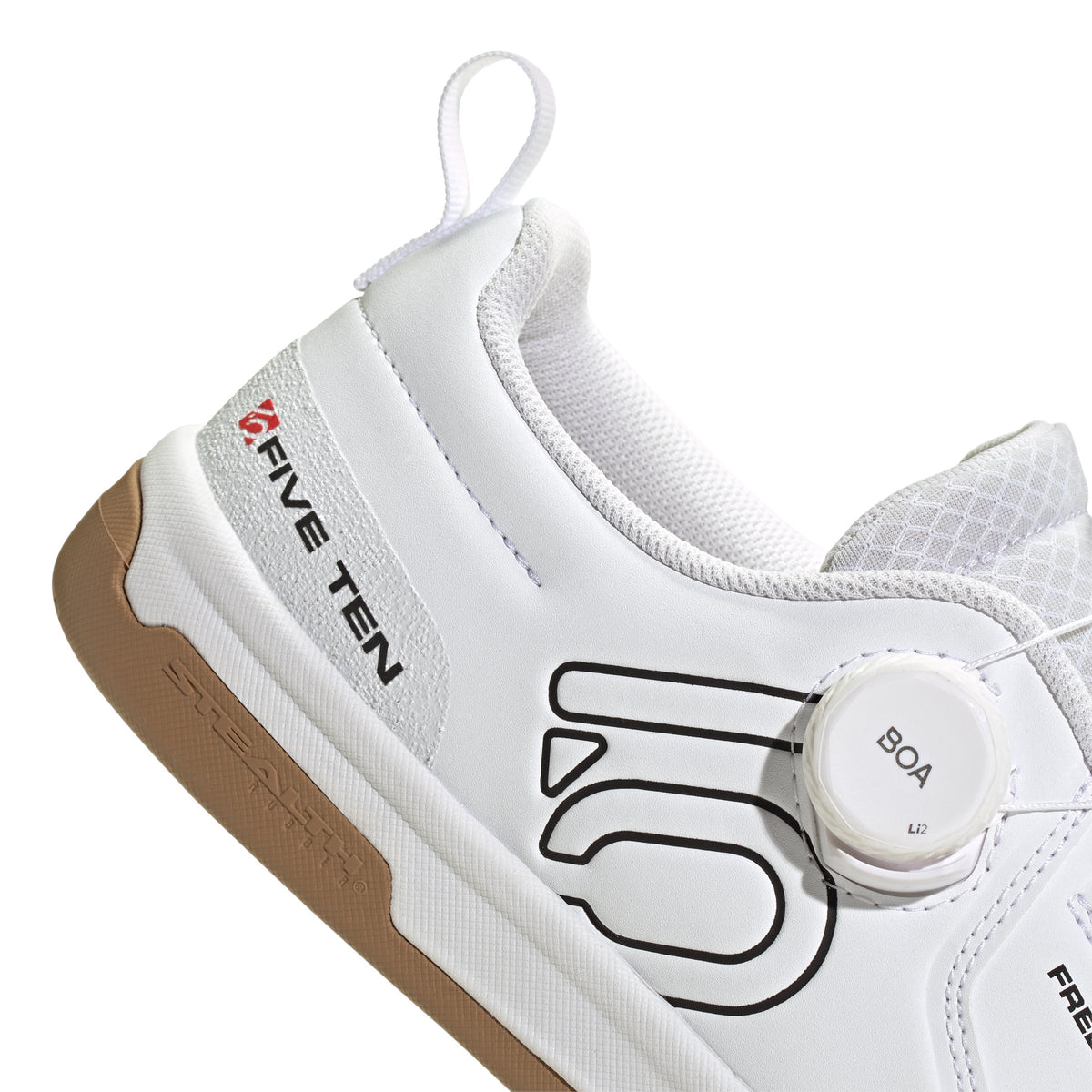 Five Ten Freerider Pro BOA Flat Pedal Shoe - Ftwr White-Core Black-Red