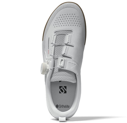 Five Ten Freerider Pro BOA Flat Pedal Shoe - Ftwr White-Core Black-Red
