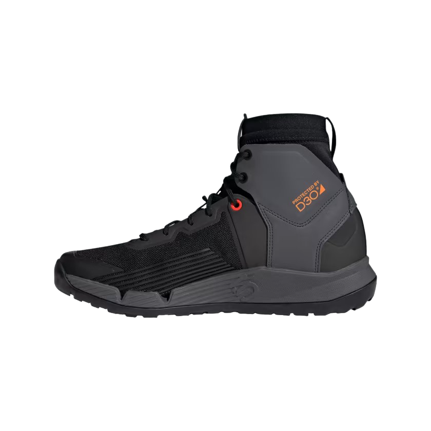 Five Ten Trailcross Mid Pro MTB Shoe - Black-Gray Two-Solar Red