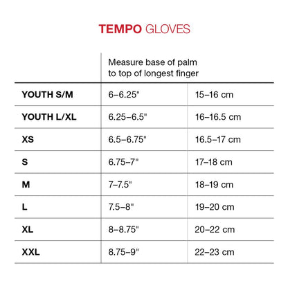 G-Form Tempo MTB Glove - White-Black