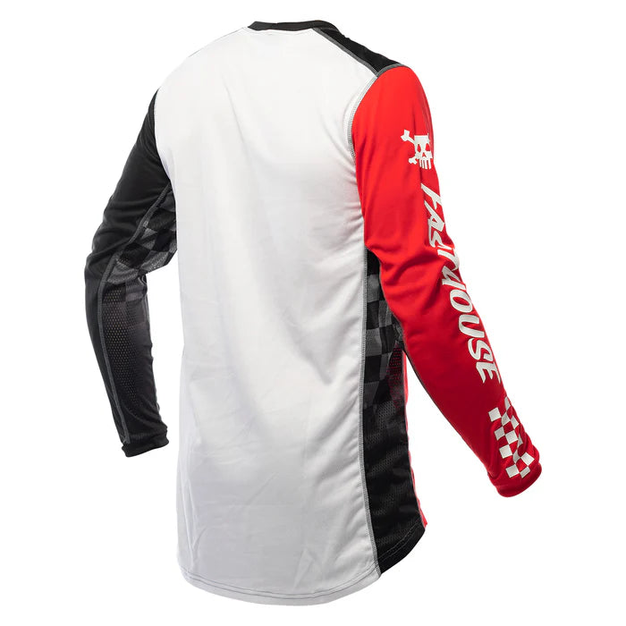 Fasthouse Grindhouse Alpha Jersey - Youth - Red-Black