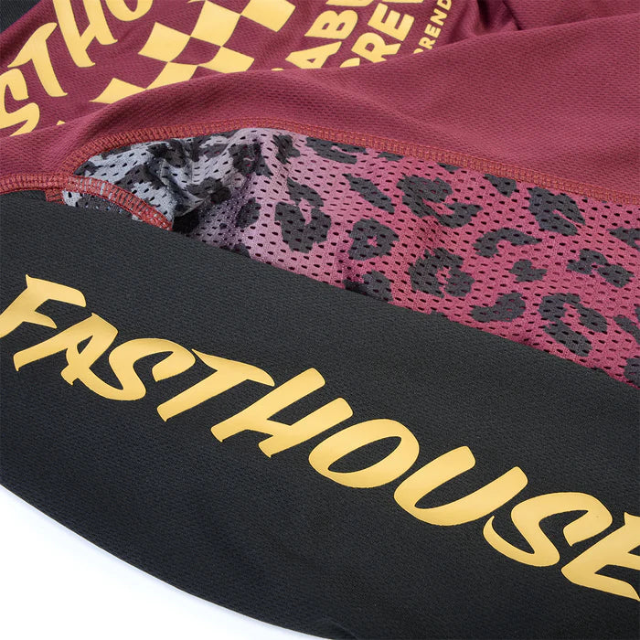 Fasthouse Grindhouse Golden Crew Jersey - Girls - Maroon