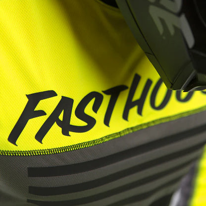Fasthouse Grindhouse Omega Jersey - High Viz-Black