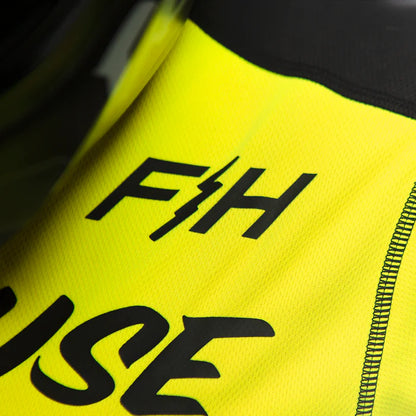 Fasthouse Grindhouse Omega Jersey - Youth - High Viz-Black