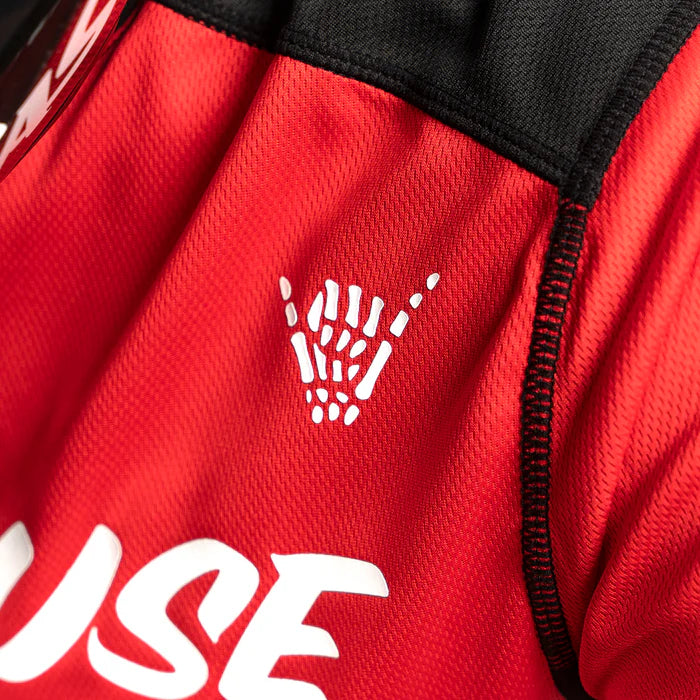 Fasthouse Grindhouse Twitch Jersey - Youth - Red-Black