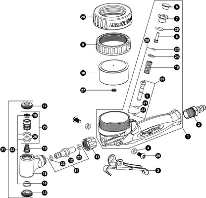Park Tool 1581 Gauge Ring for INF-2 Inflator