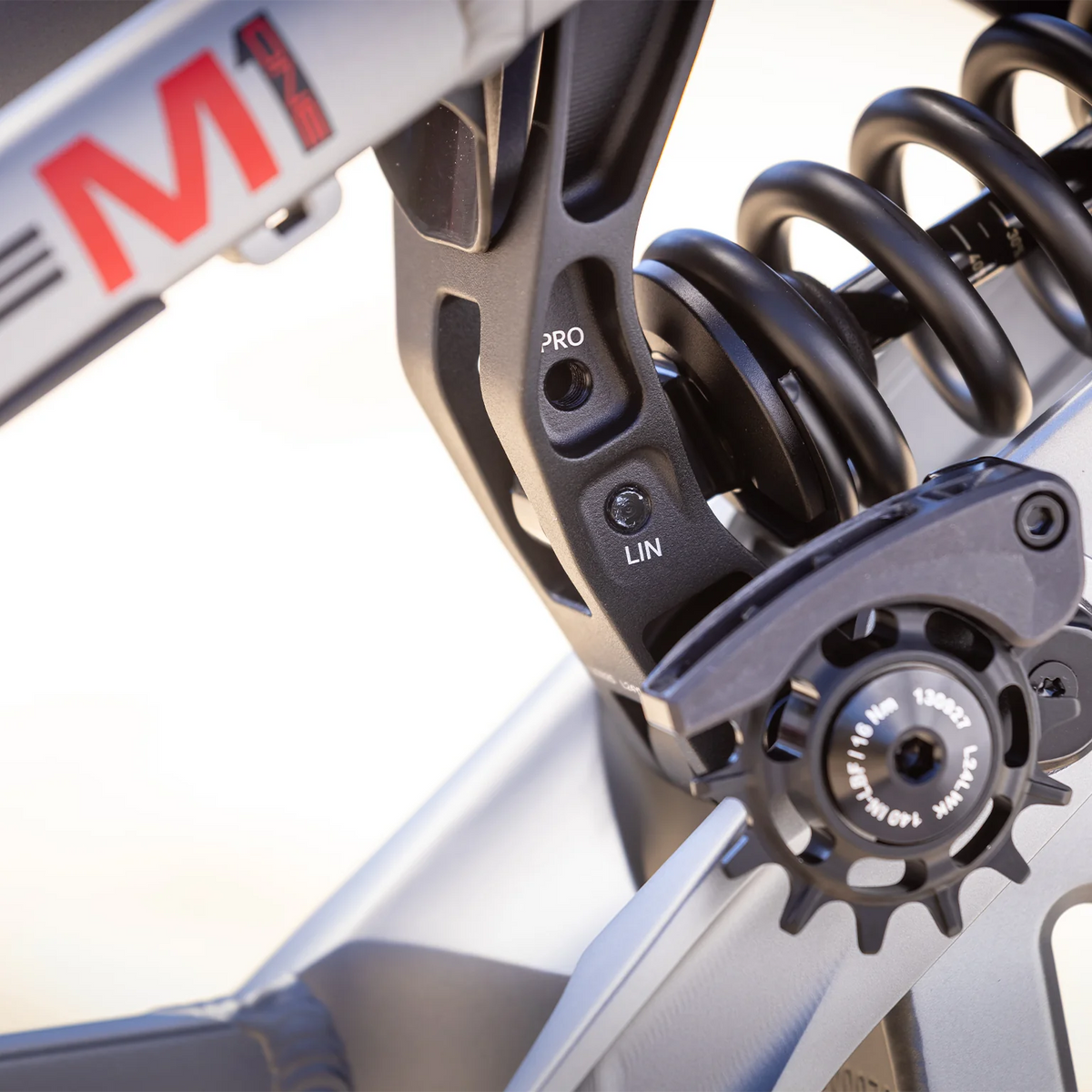 Intense M1 Frame + Shock - Titanium - 2026