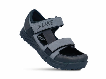Lake LXSDL Cycling Sandal - Gray-Black