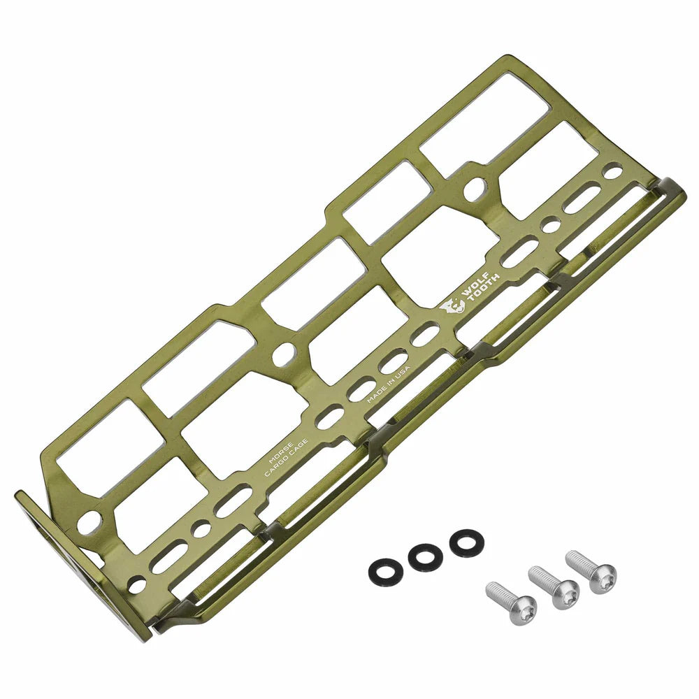 Wolf Tooth Components Morse Cargo Cage - Olive