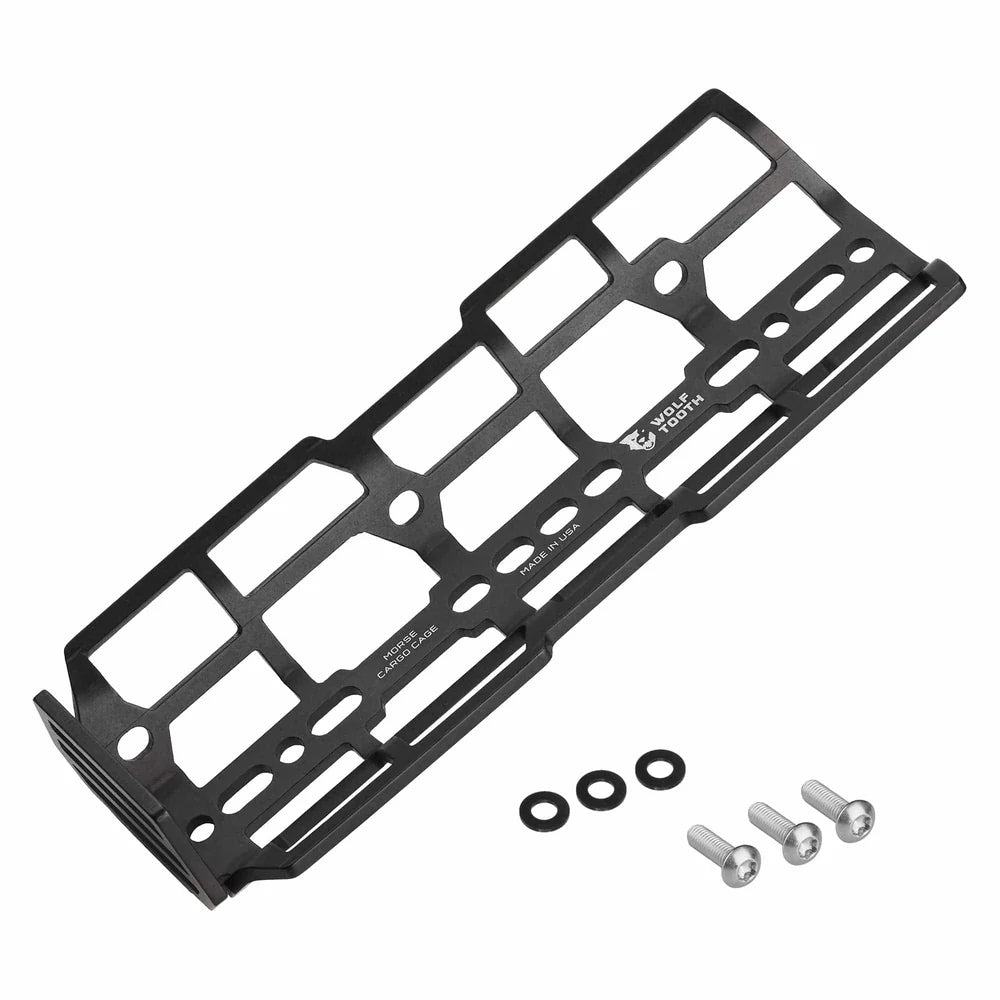 Wolf Tooth Components Morse Cargo Cage - Black Bundle
