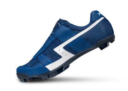 Lake MX30G Gravel Shoe - Wide - Mesh Blue-White