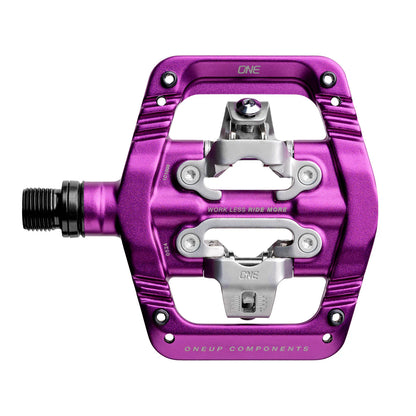 OneUp Clip MTB SPD Pedals - Purple