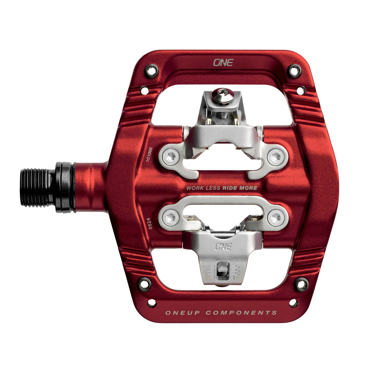 OneUp Clip MTB SPD Pedals - Red