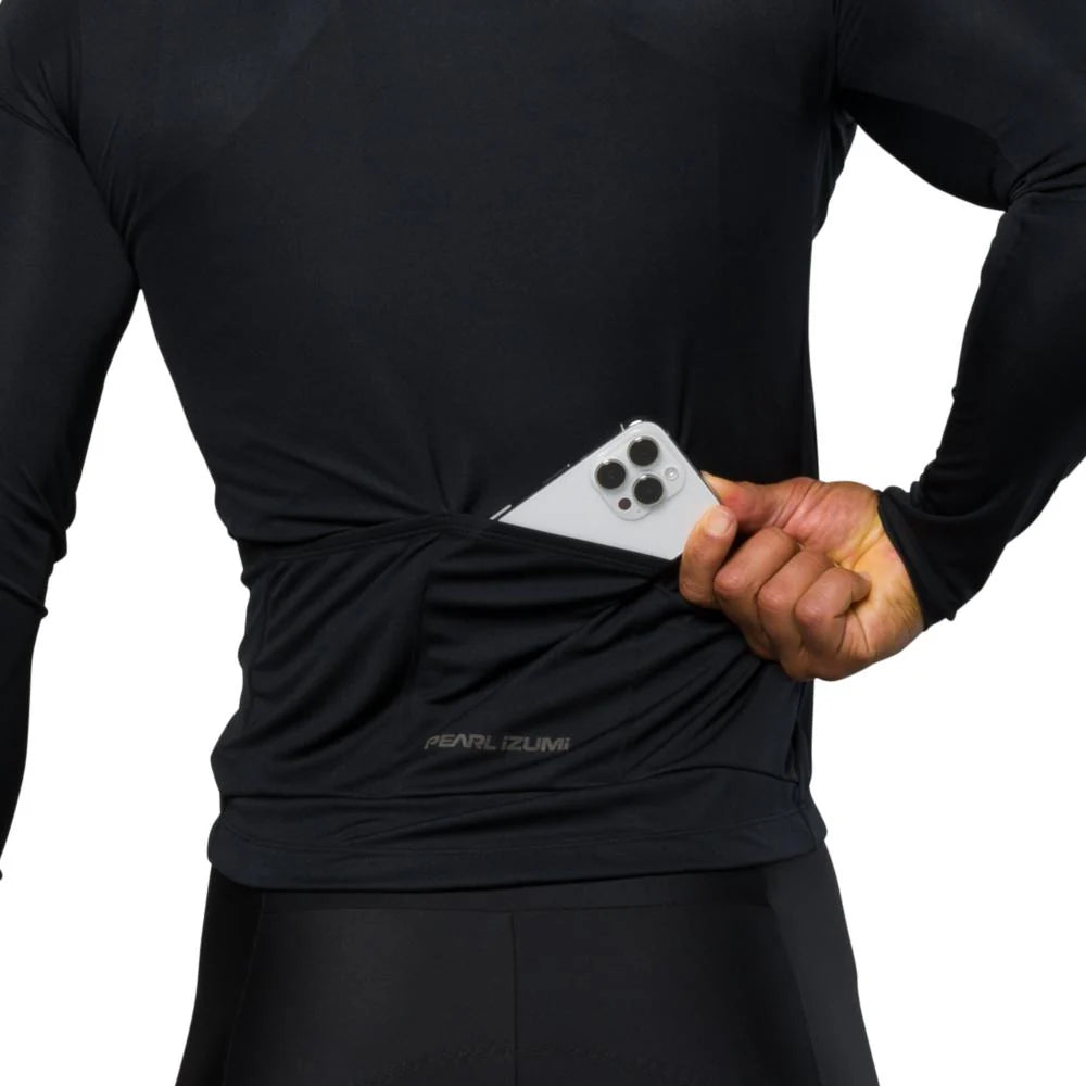 Pearl Izumi Attack Long Sleeve Road Jersey - Black