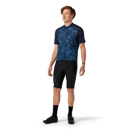 Pearl Izumi Classic Cycling Jersey - Blue Buzz-Dark Navy Diffuse