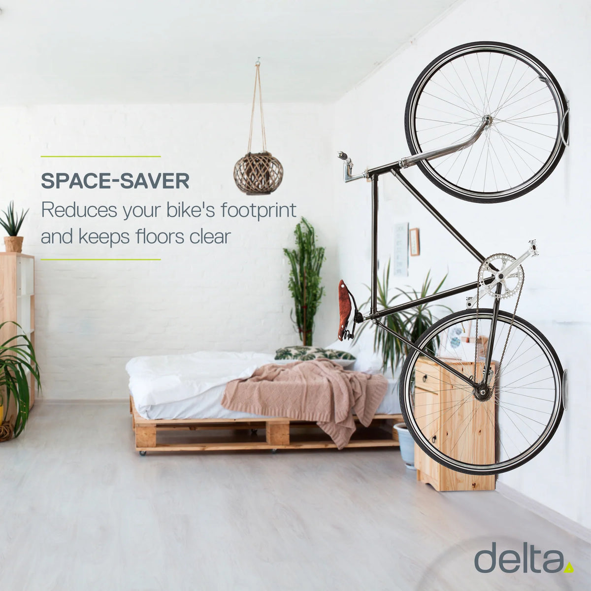 Delta Single Bike Wall Mount Rack