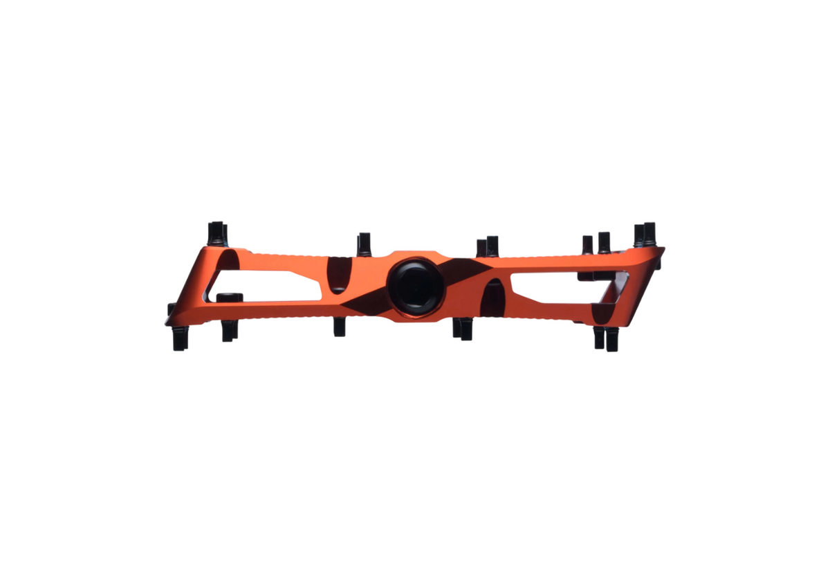 Race Face Turbine Flat Pedal - Fox Orange