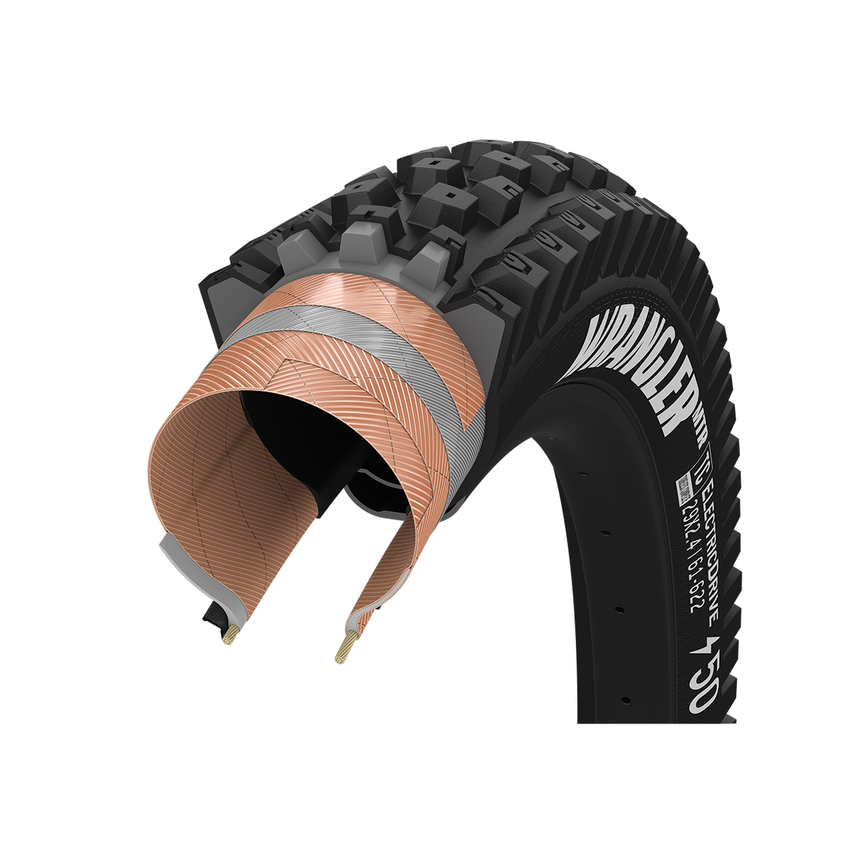Goodyear Wrangler ElectricDrive MTR 29" Folding MTB Tire - Rear