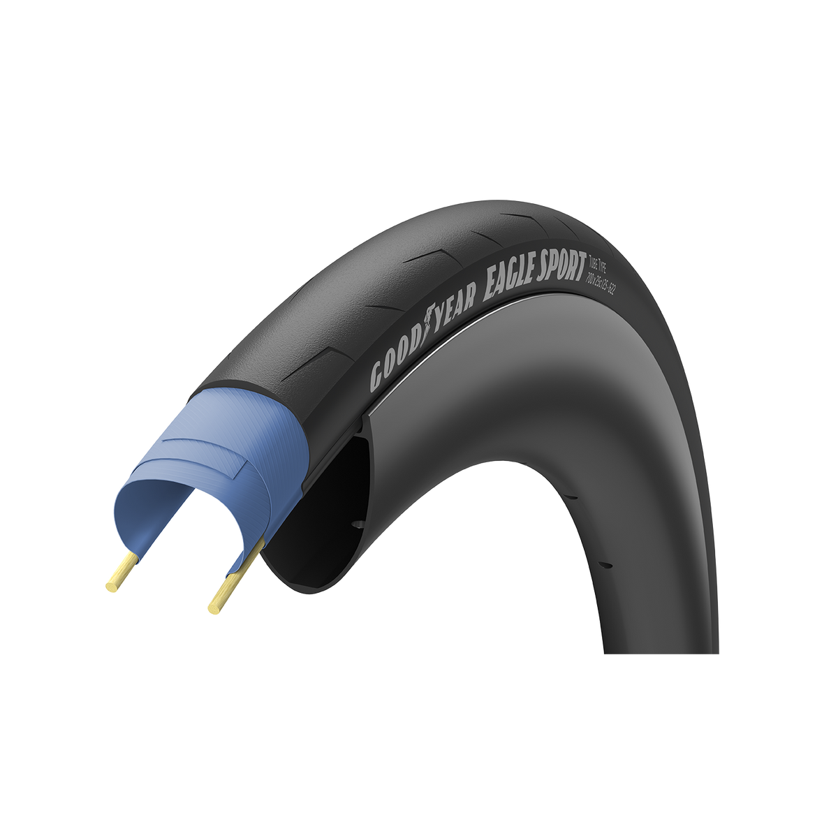 Goodyear Eagle Sport 700c Folding Road Tire - Black