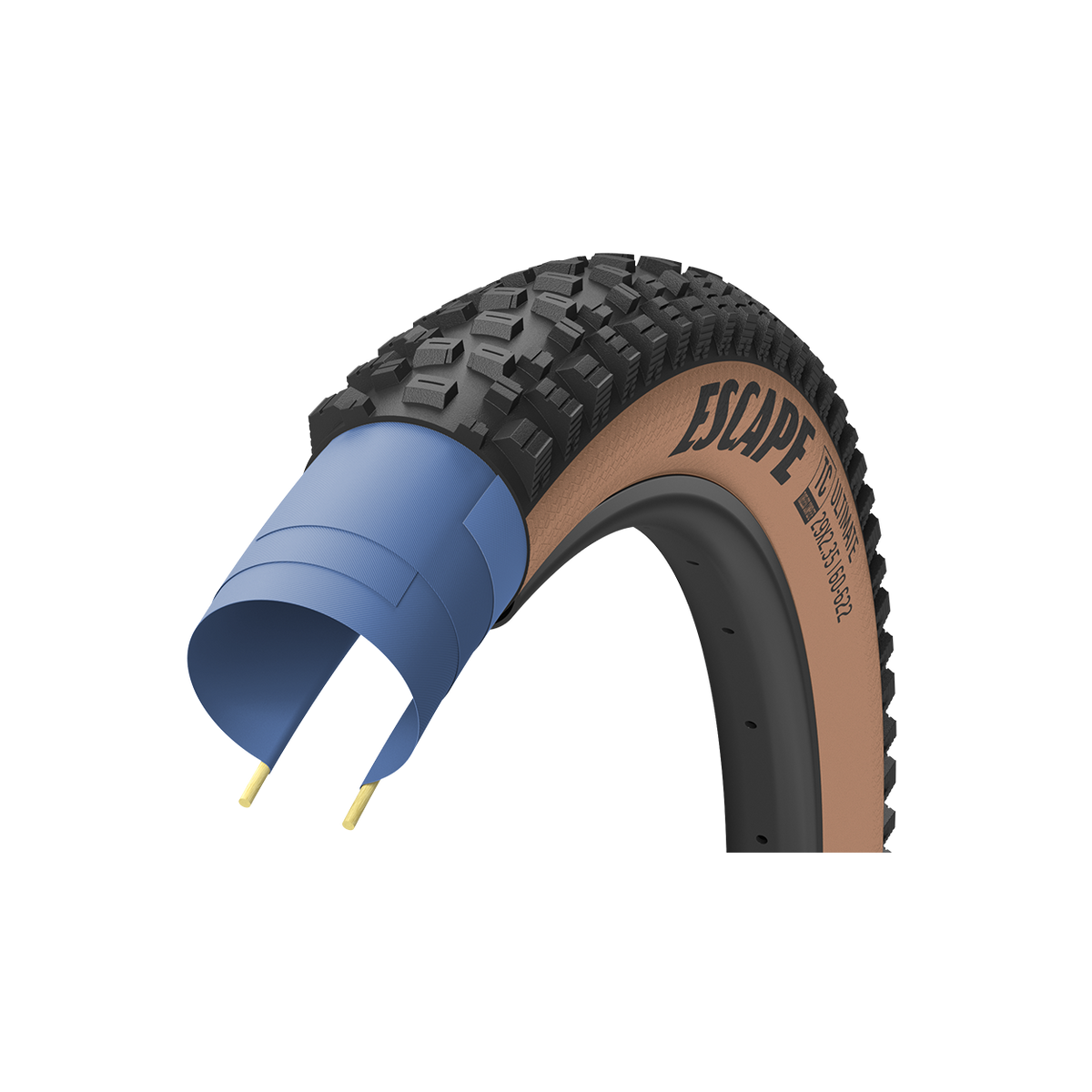 Goodyear Escape Ultimate 27.5" Folding Enduro Tire - Tan