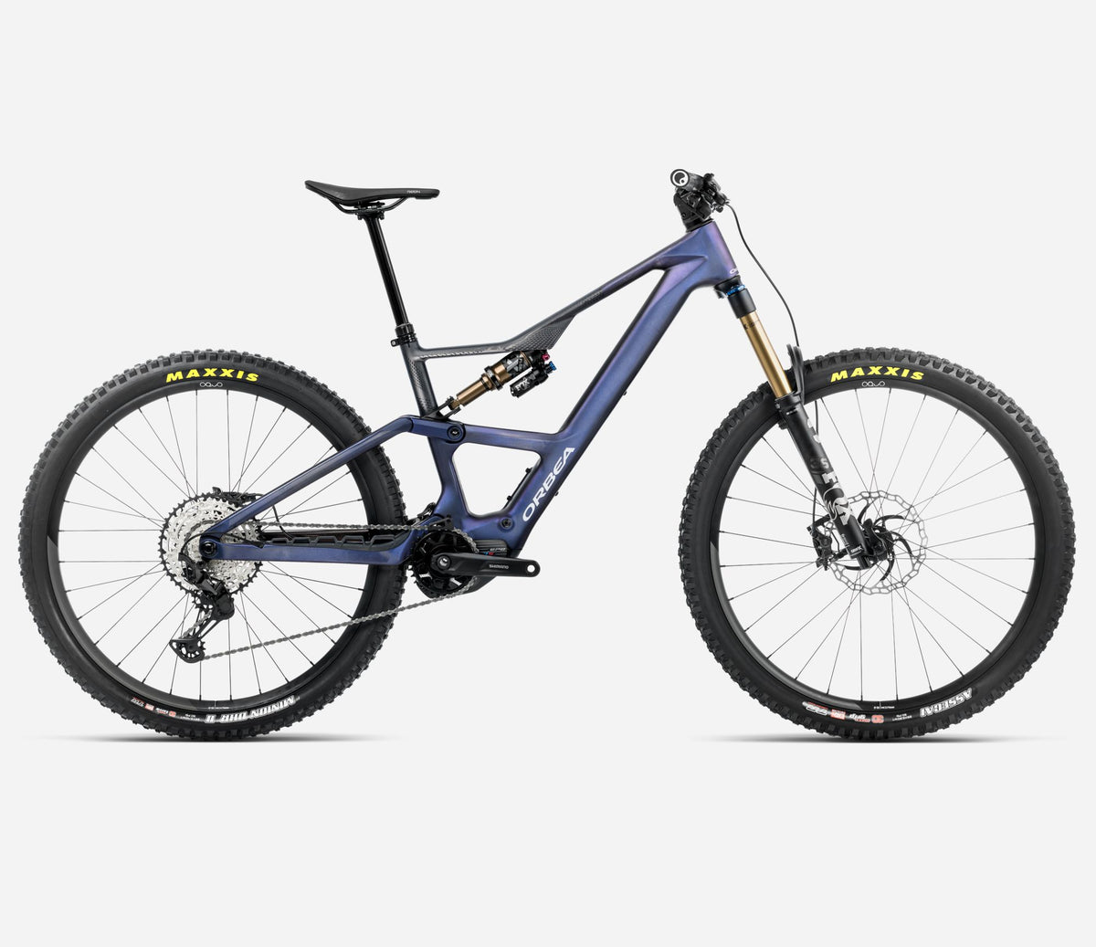 Orbea Rise LT M10 29 630W 20mph - Tanzanite Carbon View - 2026
