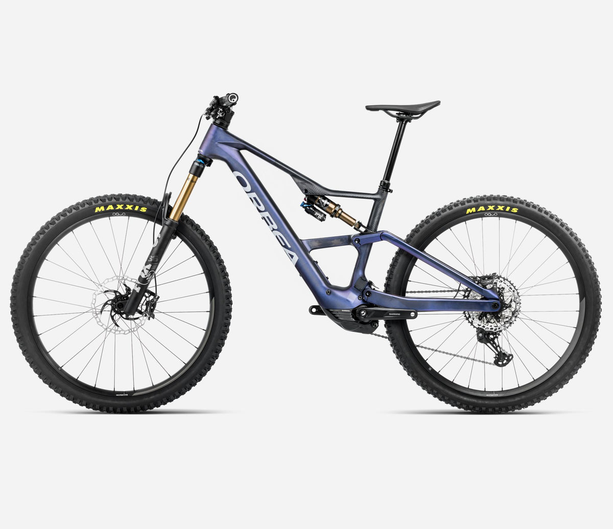 Orbea Rise LT M10 29 630W 20mph - Tanzanite Carbon View - 2026