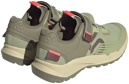 Five Ten Trailcross Clip-In MTB Shoe - Womens - Magic Lime-Quiet Crimson-Orbit Green