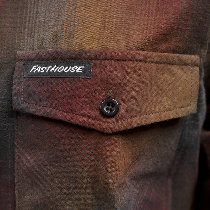 Fasthouse Saturday Night Special Flannel Shirt - Dusk