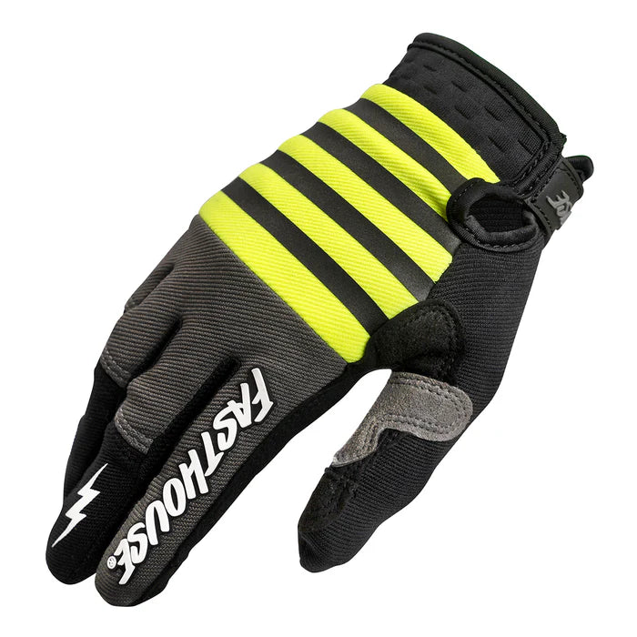 Fasthouse Speed Style Omega Glove - Youth - High Viz-Gray