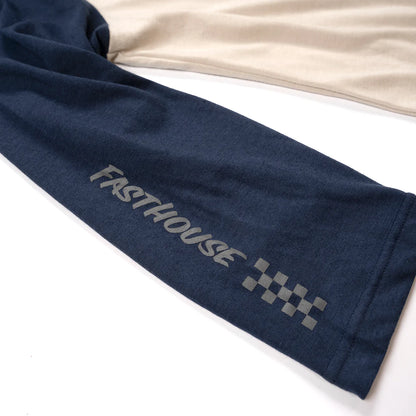 Fasthouse Swift Raglan Tech Tee - Mignight Navy-Cream