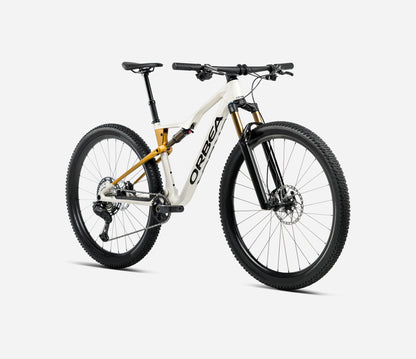 Orbea Oiz M10 AXS 29 - Ivory White-Bumblebee Yellow - 2026