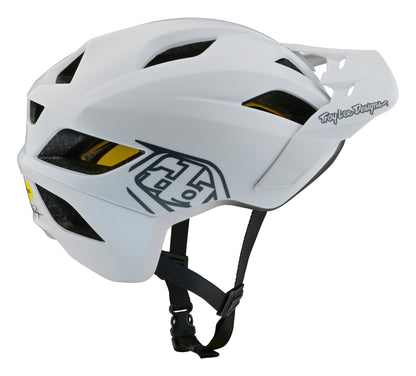 Troy Lee Designs Flowline MTB Helmet with MIPS - Youth - Point - White