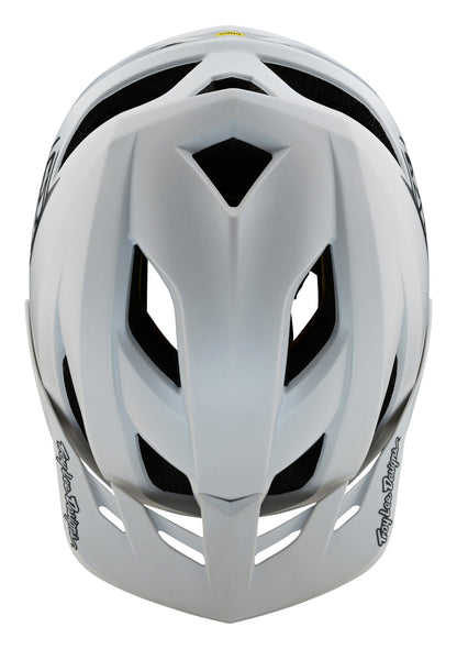Troy Lee Designs Flowline MTB Helmet with MIPS - Youth - Point - White