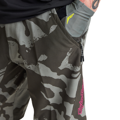 Troy Lee Designs Skyline MTB Short with Liner - Shadow Camo - Olive
