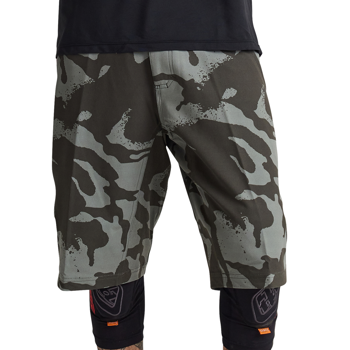 Troy Lee Designs Skyline MTB Short with Liner - Shadow Camo - Olive