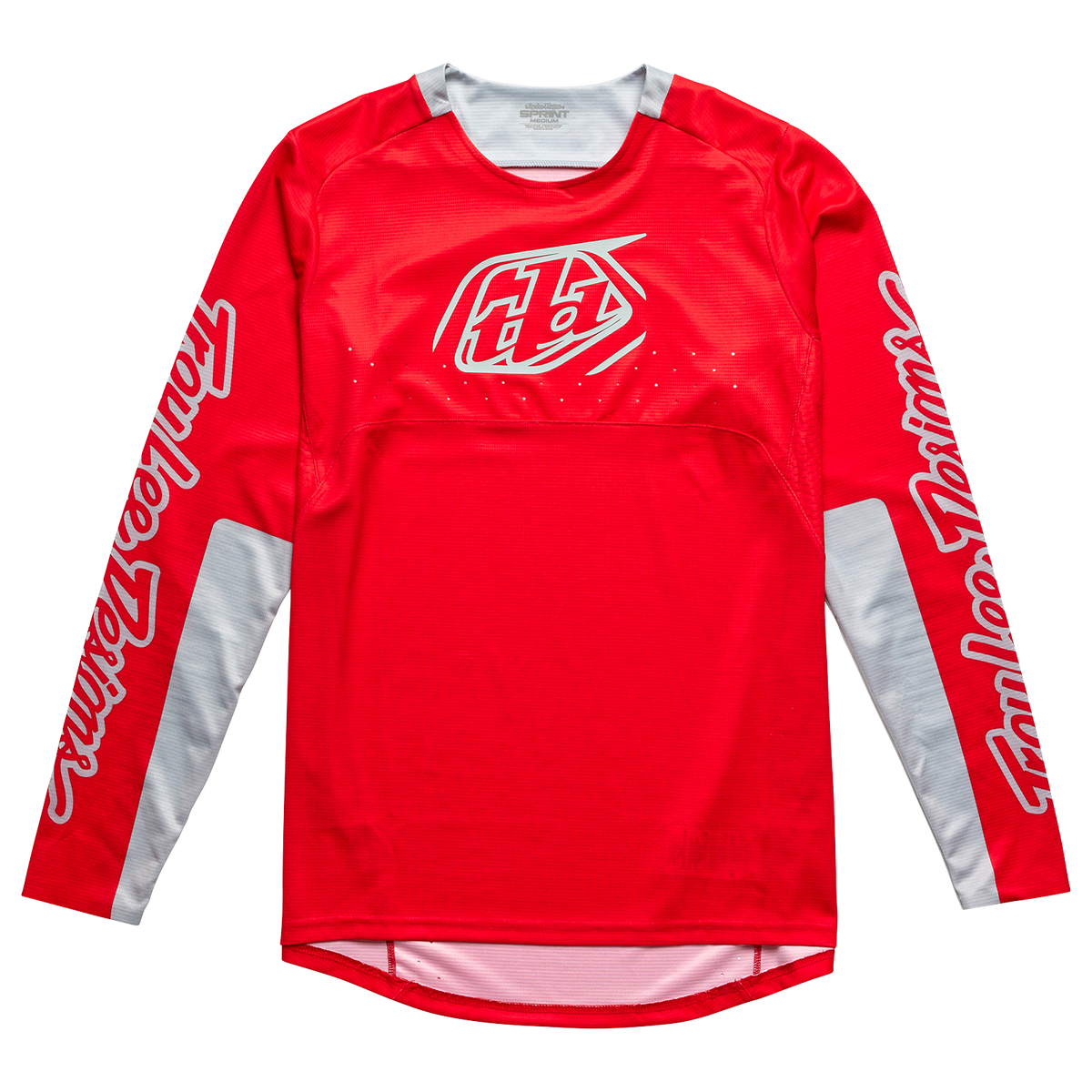 Troy Lee Designs Sprint Long Sleeve MTB Jersey - Icon - Fire Red