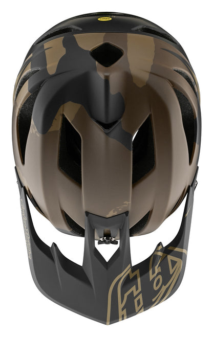 Troy Lee Designs Stage Full Face Helmet with MIPS - Stealth - Camo Olive