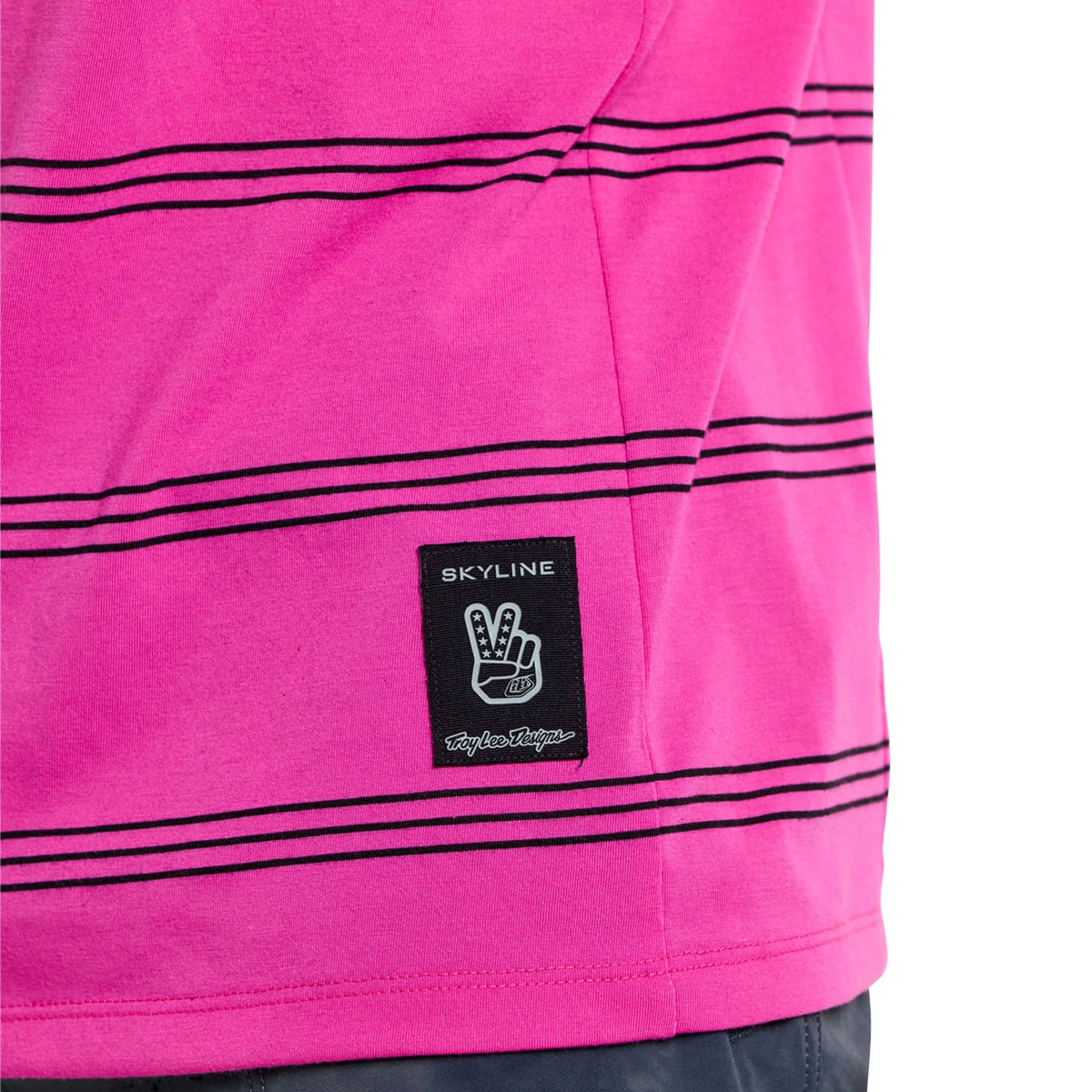 Troy Lee Designs Skyline Short Sleeve Ride Tee - Washed Out - Party Pink