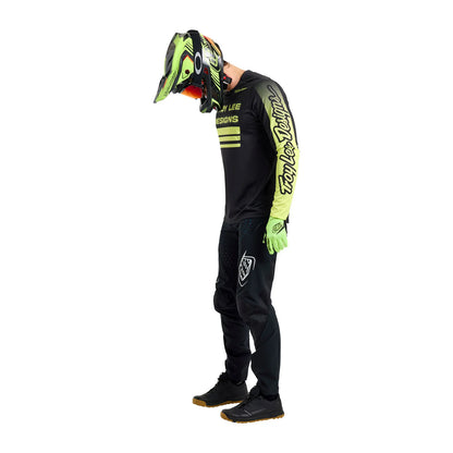 Troy Lee Designs Sprint Long Sleeve MTB Jersey - Segment - Black