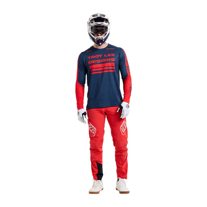 Troy Lee Designs Sprint Long Sleeve MTB Jersey - Segment - Midnight