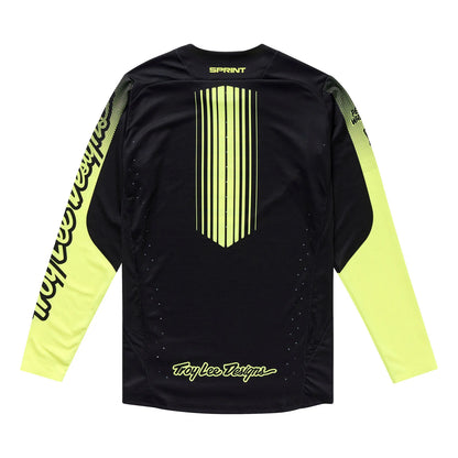 Troy Lee Designs Sprint Long Sleeve MTB Jersey - Segment - Black