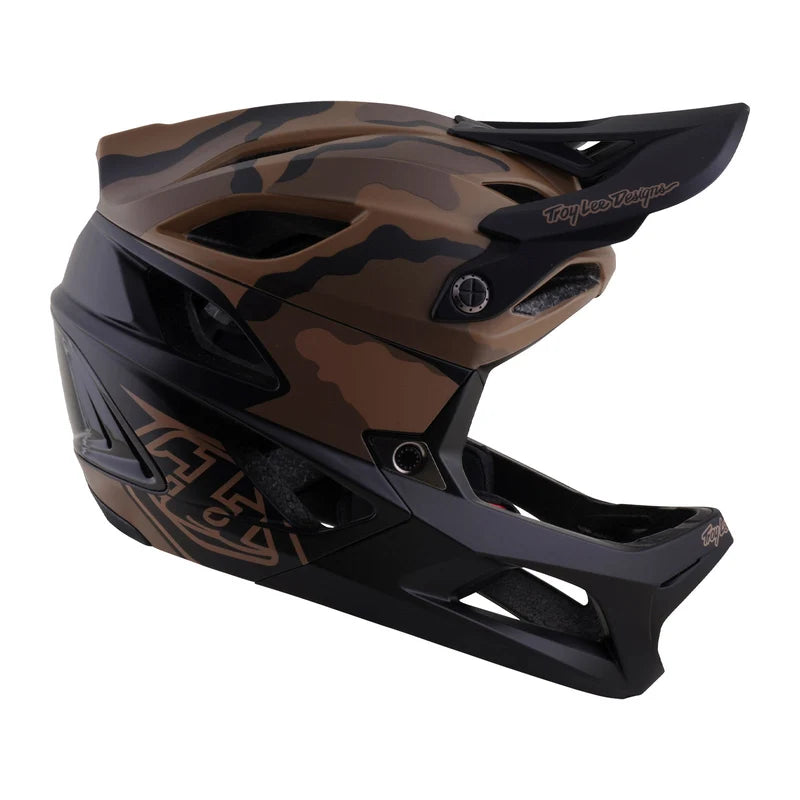 Troy Lee Designs Stage 2 MIPS Full Face Helmet - Split - Sienna Camo