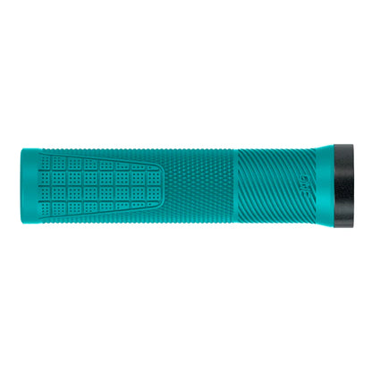 OneUp Thin Lock-On MTB Grips - Turquoise