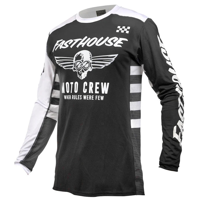 Fasthouse USA Grindhouse Factor Jersey - Youth - Black-White