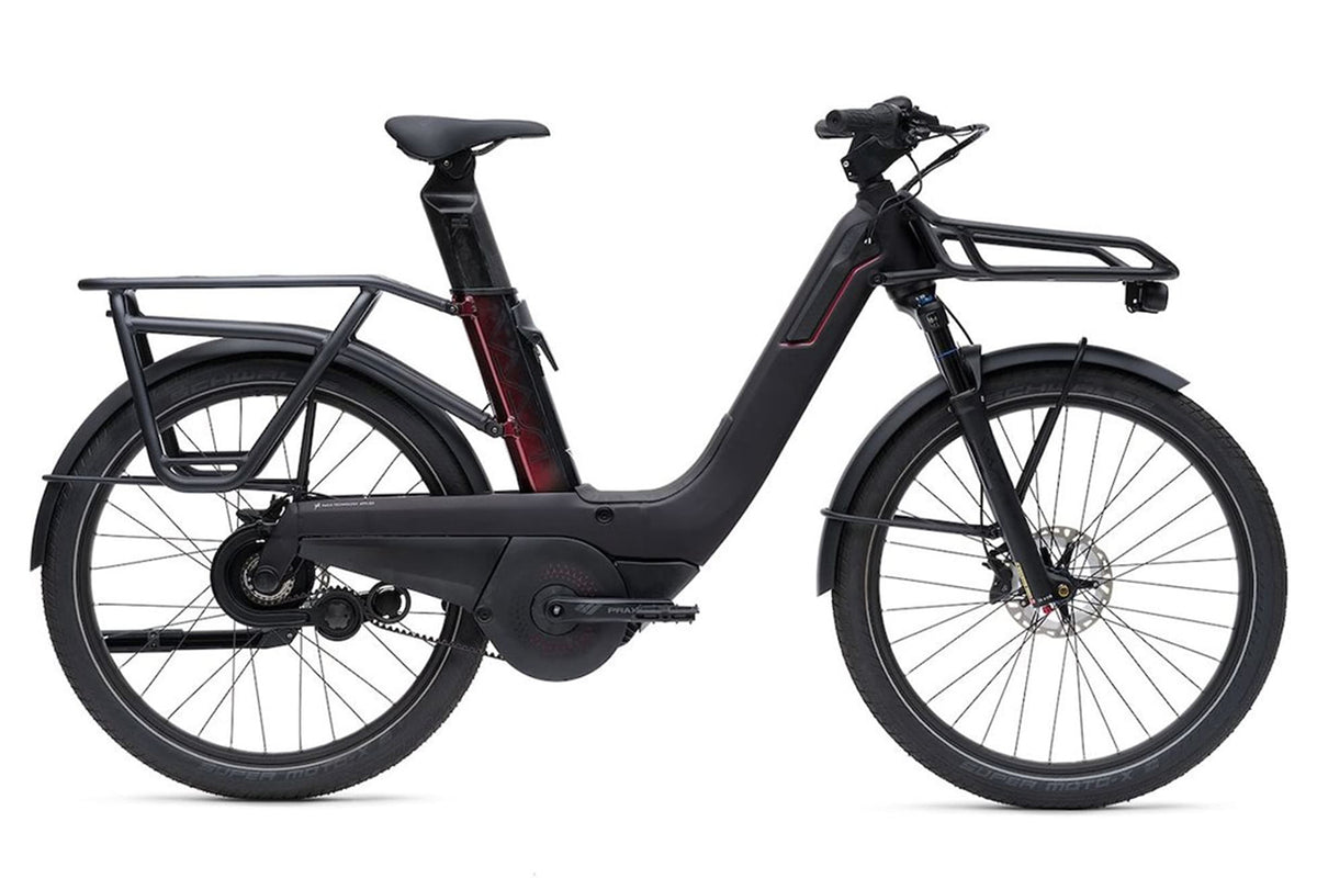 Vaast Bikes E/1 Enviolo 27.5 E-Bike - Vibrant Berry Red-Black Cherry