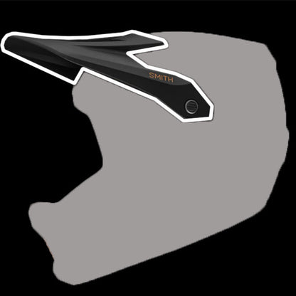 Smith Hardline Replacement Visor Set - Chalk