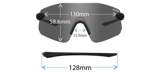 Tifosi Vogel SL Single Lens Sunglasses - BlackOut