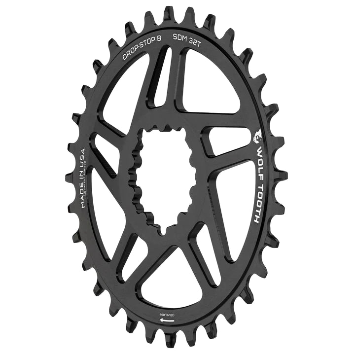 Wolf Tooth Components Direct Mount Chainring - SRAM Cranks - Black
